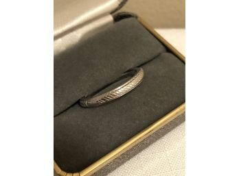 Judith Ripka Signed Sterling Silver Ring (4.7 Grams)