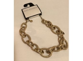 NEW! Designer Dana Buchman Signed Chunky Link Necklace