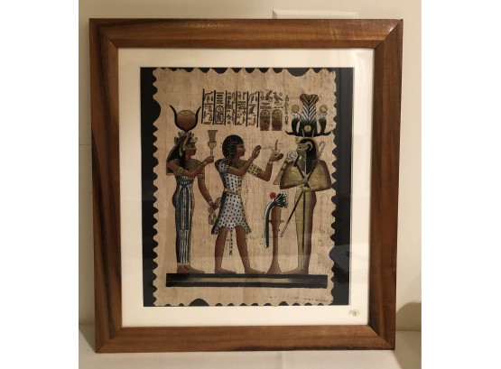Certified Egyptian Artwork King Sethi I