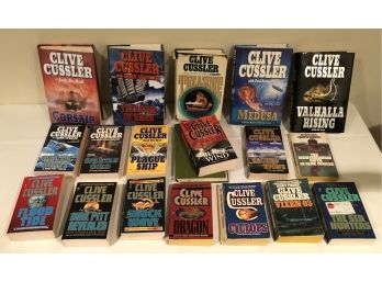 Author Clive Cussler Book Collection