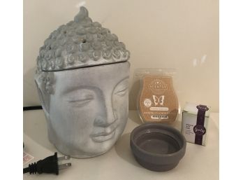 Buddha Scentsy Electric Tart Warmer, Wax & Replacement Bulb