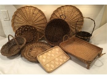 Wicker Basket Collection Lot 1