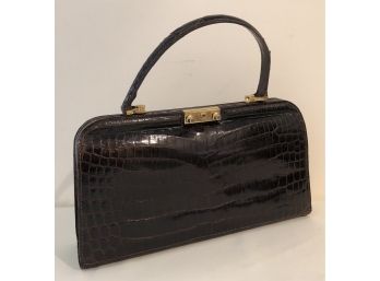 Vintage Sterling Alligator Bag (France)