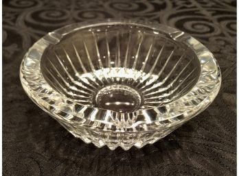 Crystal Ashtray Signed By Artist