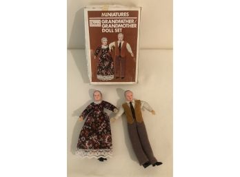 Vintage Miniatures Grandparent Dolls