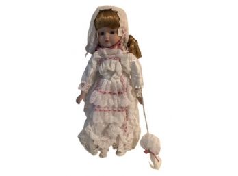 NEW!  Collectible Doll & Parasol