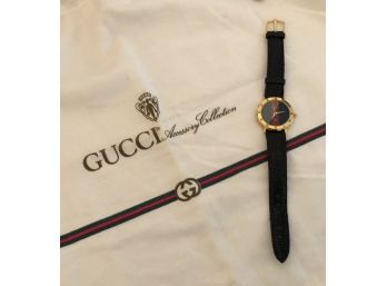 Ladies Gucci Watch & Dust Cloth Bag