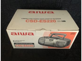 BRAND NEW Aiwa CD Radio Cassette Recorder