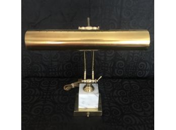 Marble & Brass Desk Lamp