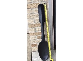 Giant Hanging Wooden Spoon - Wall Art