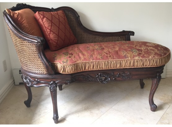 Victorian Cane Back Chaise (Fainting Couch)
