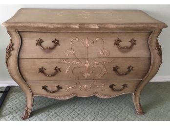 Hand Decorated Bombe Chest