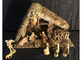 Beautiful Musical Nativity Set Made In Italy