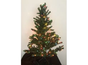 Pre-Lit 4.5 Foot Christmas Tree & Additional Lights