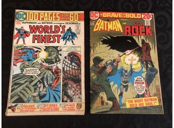 Vintage Batman & World’s Finest Comic Books