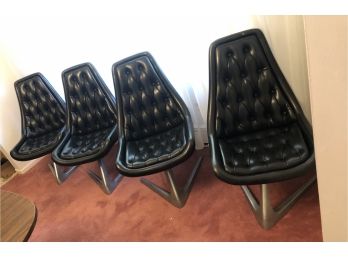 Vintage Sculpta V “Star Trek” Chairs By Chromcraft  (4)