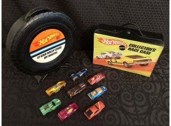 Vintage Hot Wheels Sizzlers Cars (Mexico) & Storage Cases