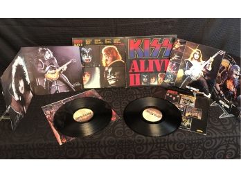 Vintage KISS Alive! II Album & Memorabilia