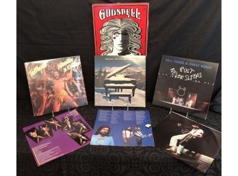 Vintage Supertramp, Neil Young, Godspell & Ted Nugent Vinyl Albums