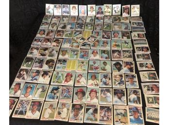 Vintage Baseball Trading Cards Lot #1 (115)