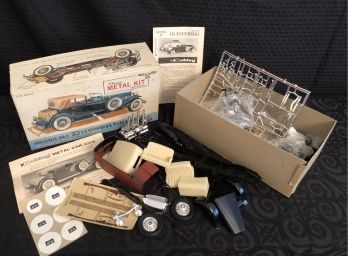 Vintage Hubley Metal Car Model Kit