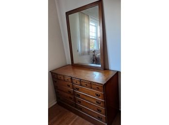 Highboy Dresser With Mirror Lot #3