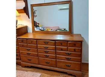 Dresser With Mirror Lot #1