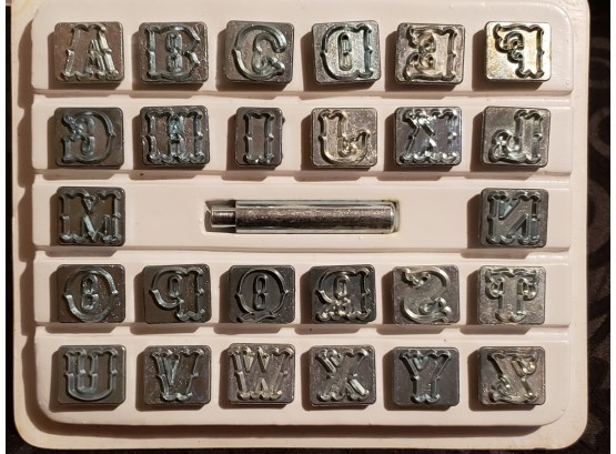 Printing Press Type Letters