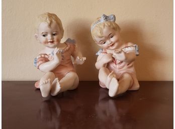 Pair Of Vintage Figurines