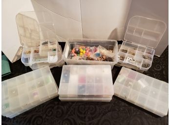 #2 Large Lot Of Beads, Supplies & More