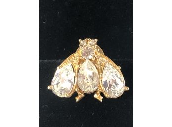 Christian Dior Signed Bumble Bee Brooch