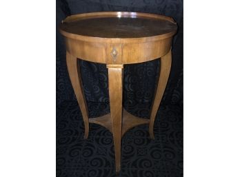 Vintage Burl Wood Accent Table