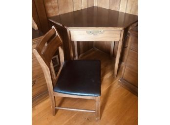 Vintage Corner Desk & Chair