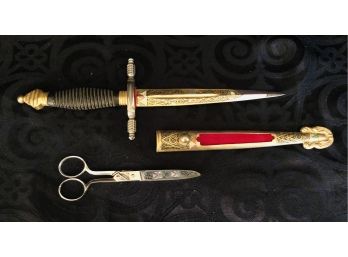Vintage Toledo Dagger & Scissors (Spain)