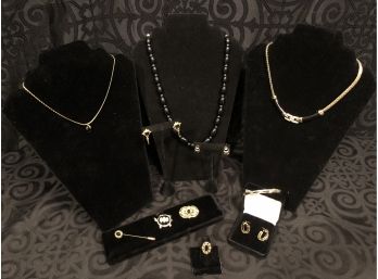 Fashion Jewelry Black & Gold Collection Lot 2