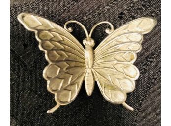 Beau Sterling Silver Butterfly Brooch (9.7 Grams)