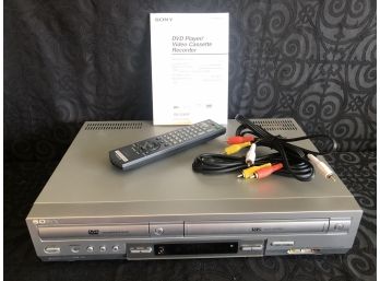 Sony DVD Player/VCR Combo Unit & Remote