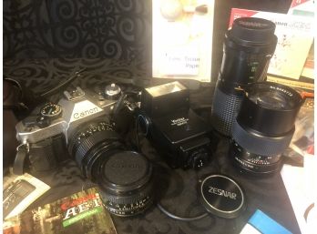 Canon Camera, Case, Zoom Lenses & More