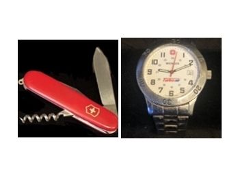 Swiss Army Military Watch & Pocket Knife