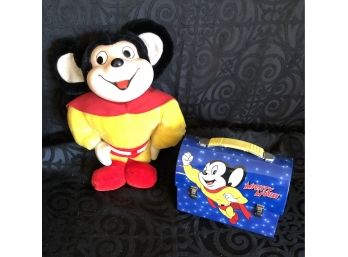 Mighty Mouse Plush & Lunchbox