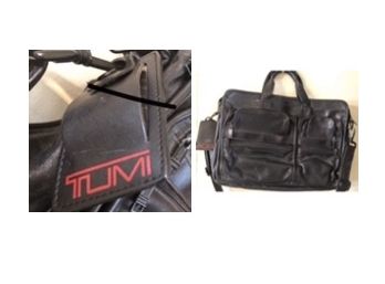 TUMI Leather Briefcase