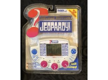 Deluxe Edition Jeopardy Hand Held Game 1999 Tiger Electronics Sealed - NEW!