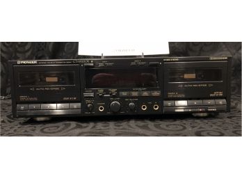 Pioneer Stereo Double Cassette Deck CT-W650R