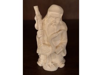 Genuine Solid Alabaster Asian Figurine