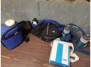 Hiking Bag & Water Jugs