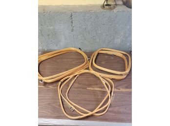 Wood Frame With Clamps