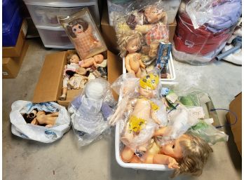 Large Antique Dolls, Parts, & More!  LOT 2