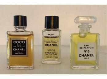 Chanel Perfume (3) Mini Bottles