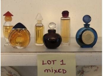Mixed Perfume (6) Mini Bottles Lot 1
