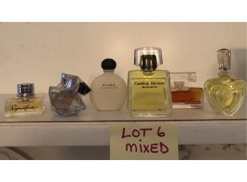 Mixed Perfume (6) Mini Bottles Lot 6